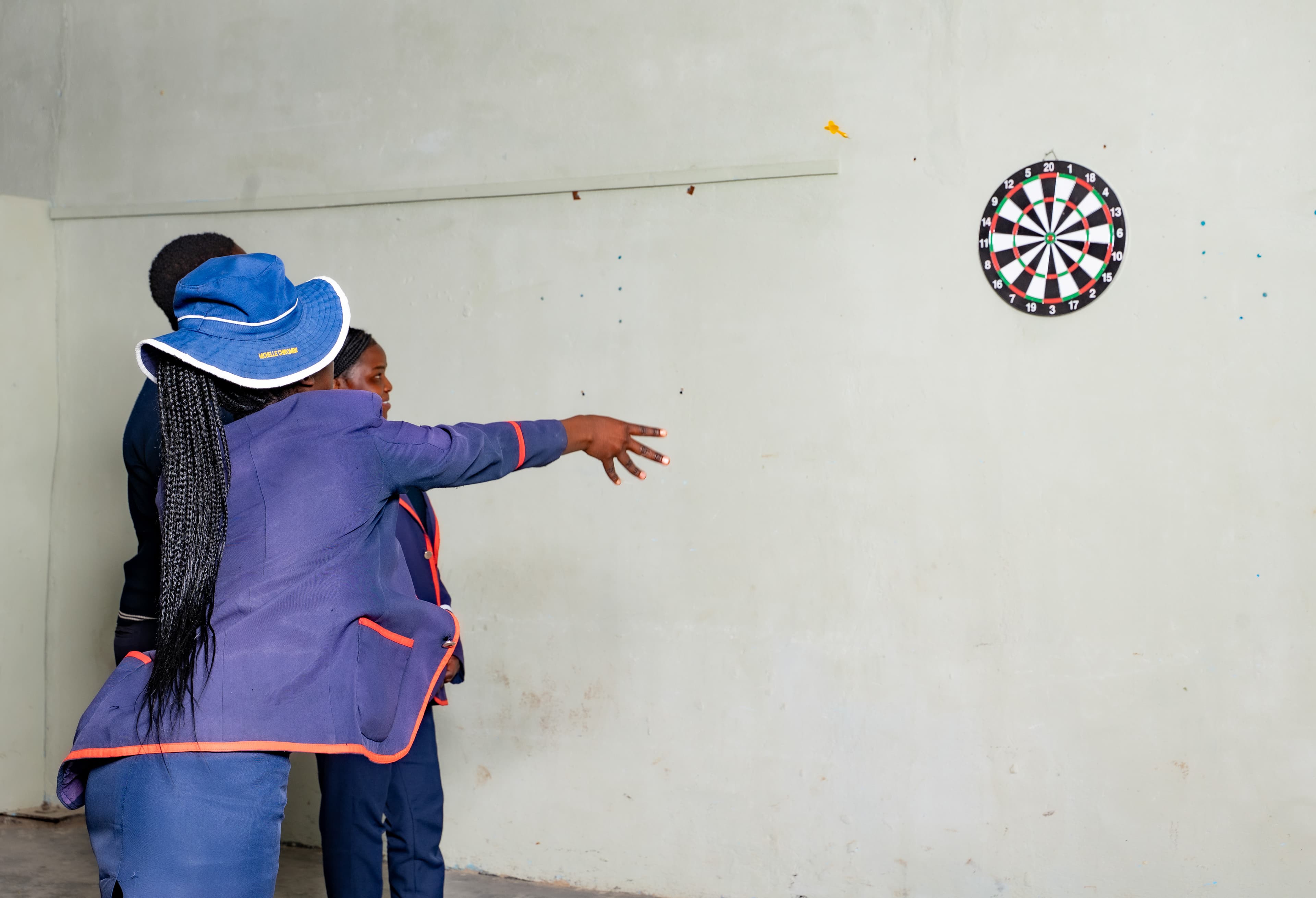 Pupils playing sports