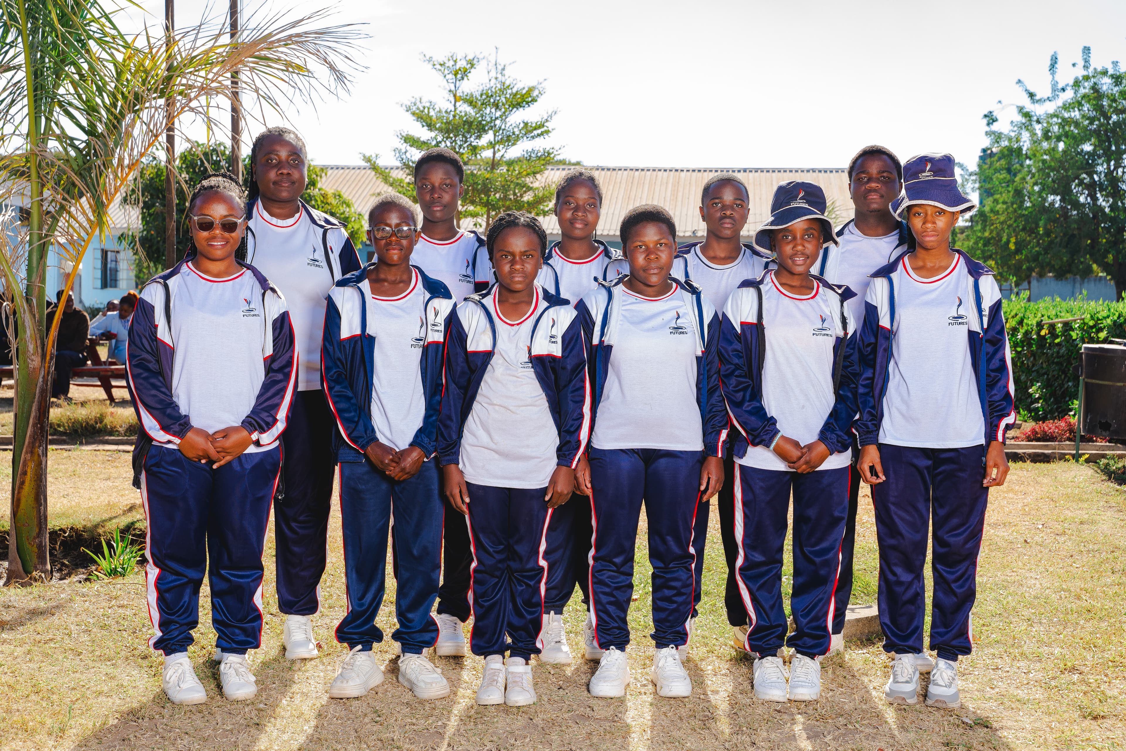 Pupils playing sports