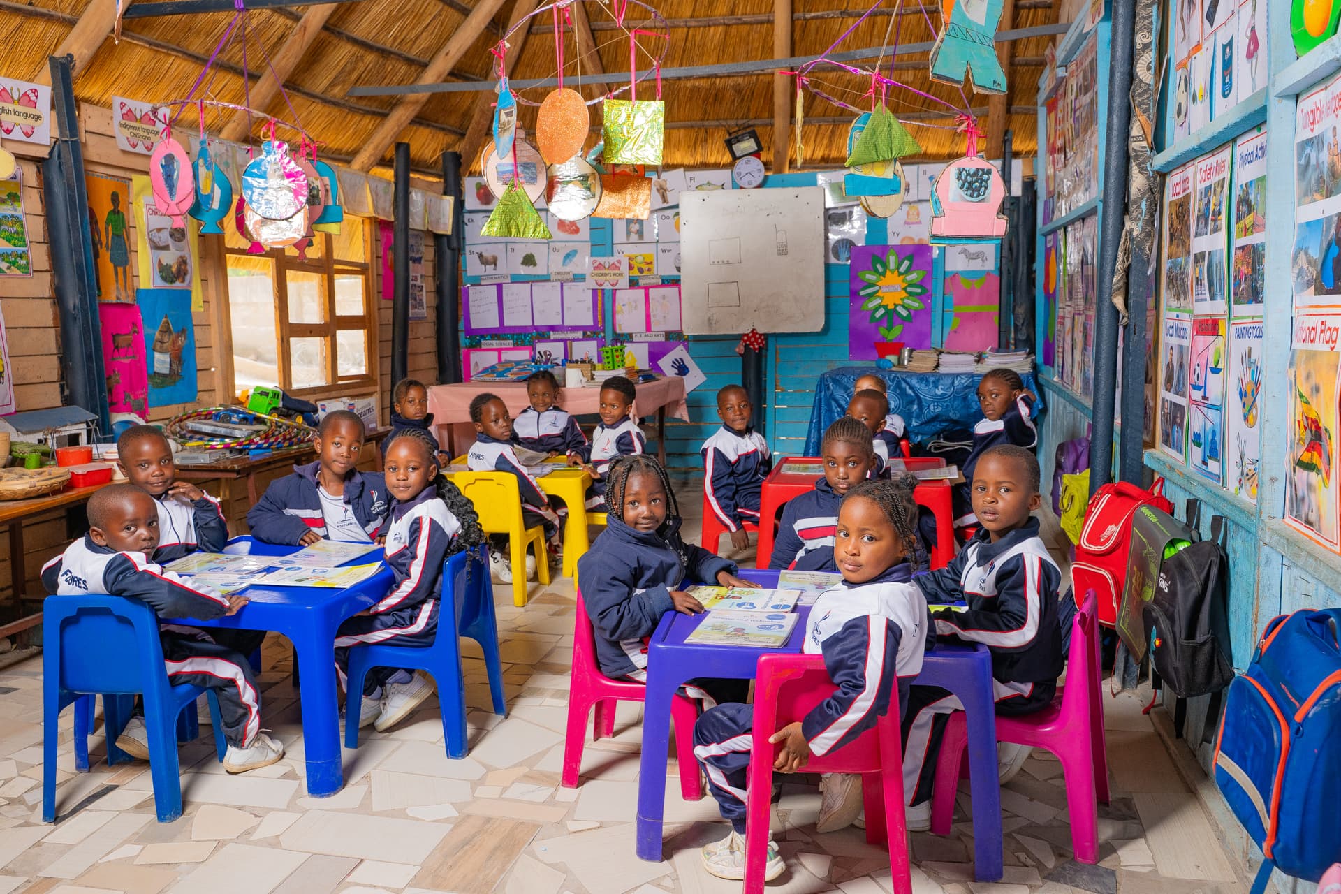 ECD children smiling during class
