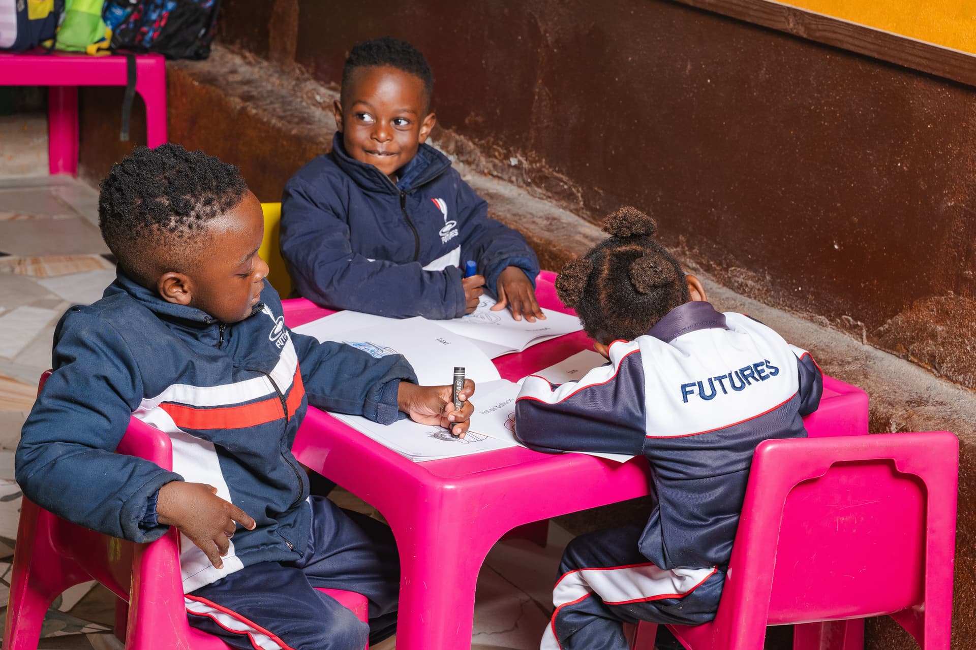 ECD pupils in the classroom