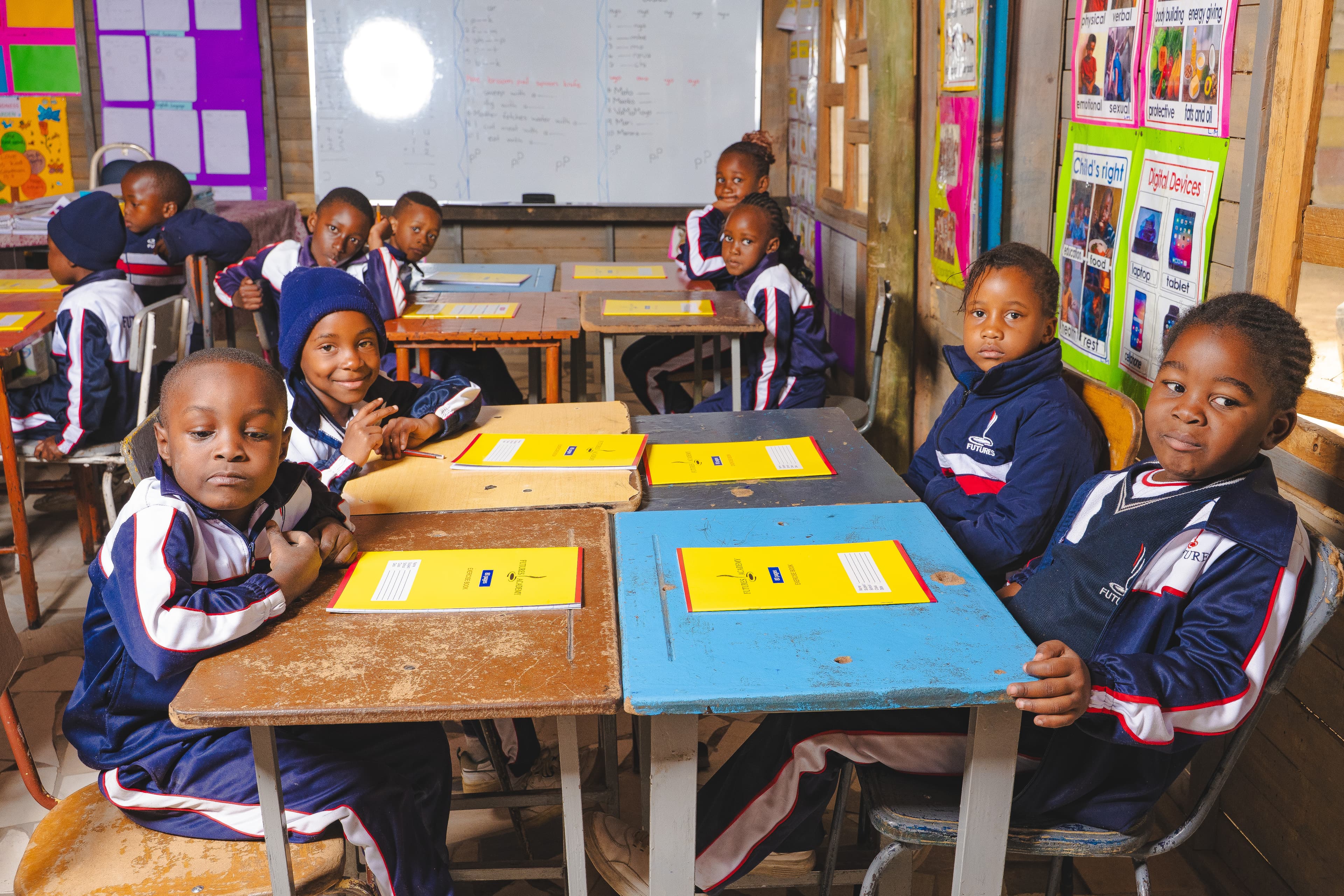 Students in class concentrating with their studies